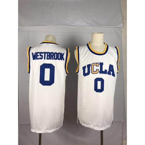 russell westbrook white ucla jersey